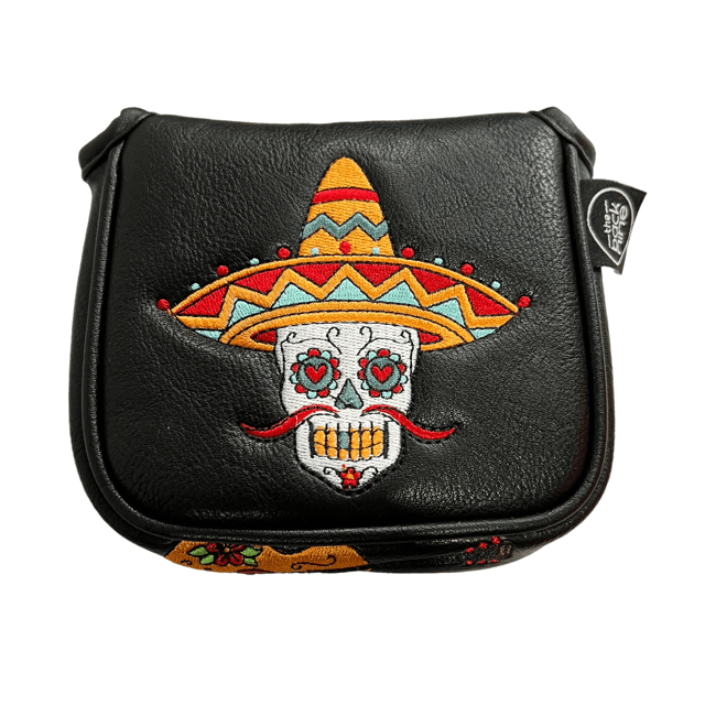 Sugar Skull "Chilli" Mallet Putter Cover & Towel Set - The Back Nine Online
