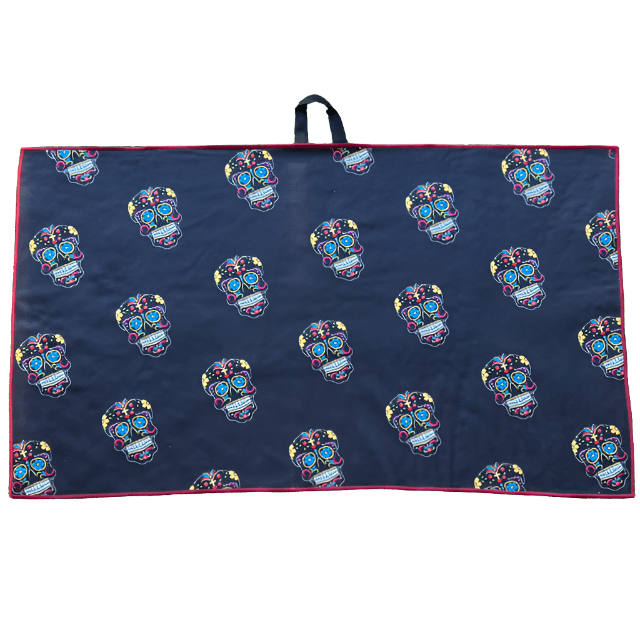 Sugar Skull Tour Players Golf Towel - The Back Nine Online