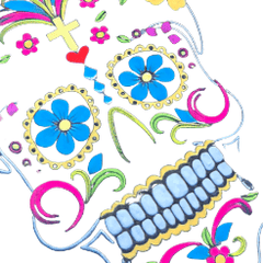 Sugar Skull Tour Players Golf Towel - The Back Nine Online